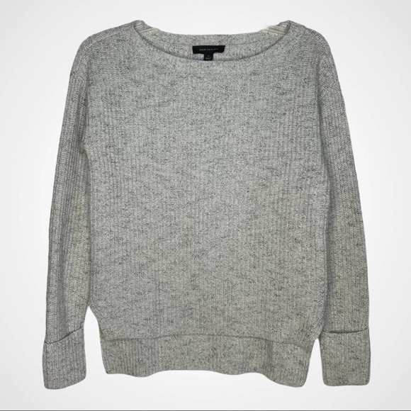 Ann Taylor Fall Knit Sweater Pull Over Long Sleeves Casual Extra Gray Small - Picture 2 of 5